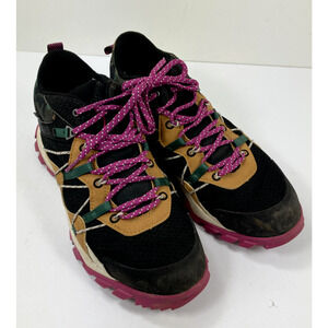 Timberland Garrison Trail Waterproof Mid Hiker Boot Black/Camo Women's Size 8.5